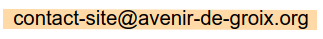 L'adresse de courrier électronique est contact tiret médian site arobase avenir tiret médian de tiret médian groix point org